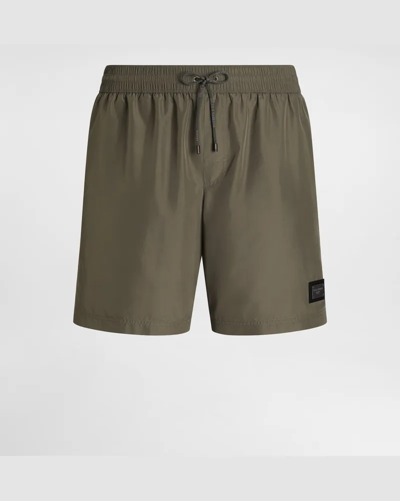 Dolce & Gabbana Boxer Da Mare Medio - Uomo Beachwear Multicolore Multicolore