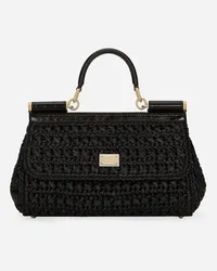 Dolce & Gabbana Borsa A Mano Sicily Allungata - Donna Borse A Mano Nero Nero