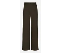 Pantalone Sartoriale In Cotone - Uomo Pantaloni E Shorts Marrone