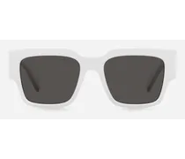 Dg Elastic Sunglasses - Uomo Novità Bianco