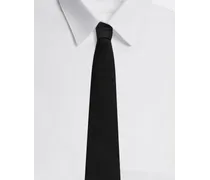 Dolce & Gabbana Cravatta Pala 10 - Uomo Cravatte E Pochette Nero Nero