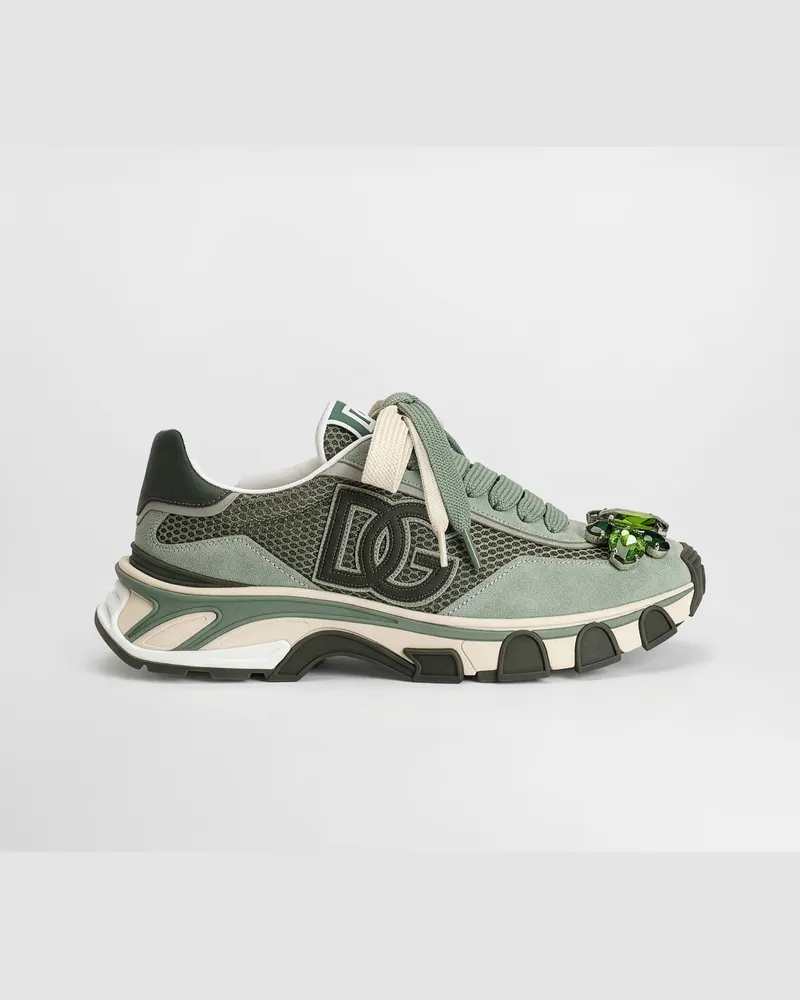 Dolce & Gabbana Sneaker Dg Country Road In Tessuto - Donna Sneaker Multicolore Multicolore