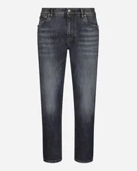 Dolce & Gabbana Jeans Loose In Denim Stretch - Uomo Denim Multicolore Denim Variante