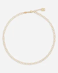 Dolce & Gabbana Collana A Catena In Filo Ritorto E Oro Giallo 18kt - Donna Collane Oro Oro Oro