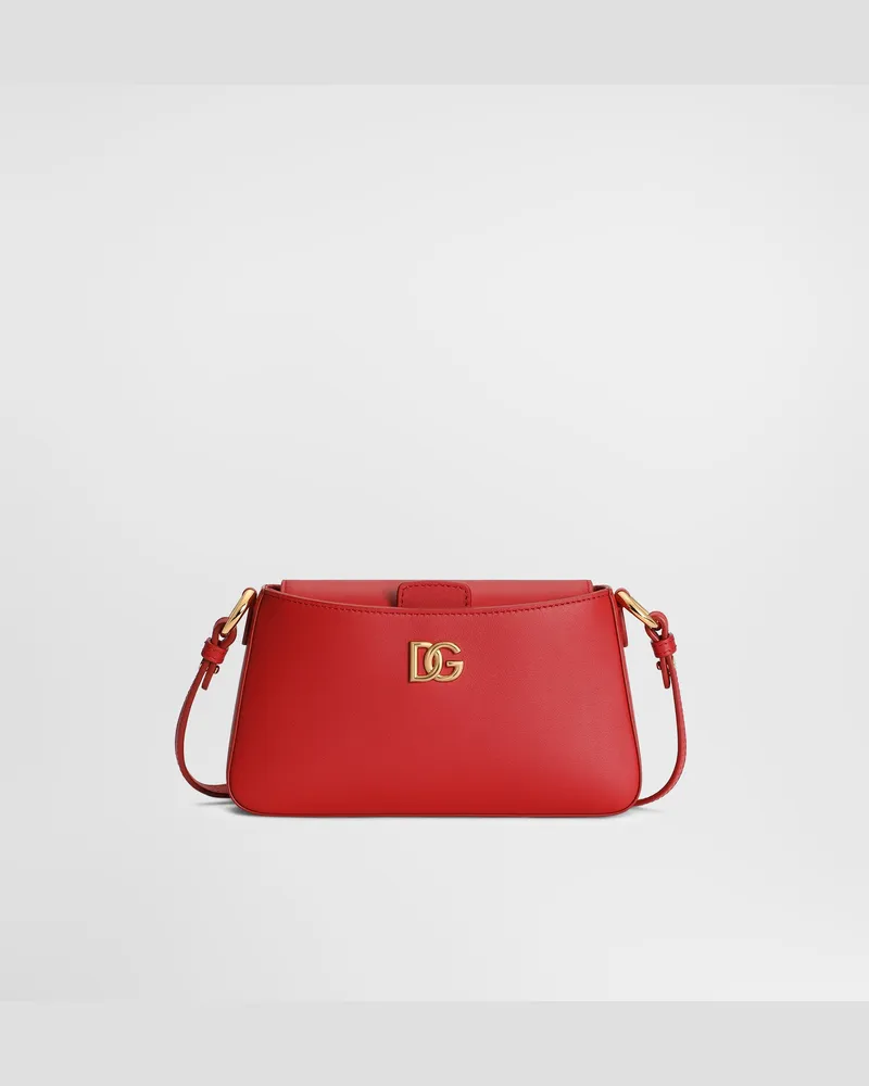 Dolce & Gabbana Phone Bag In Pelle Di Vitello - Donna Borse Mini E Pochette Rosso Rosso