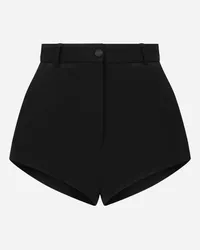 Dolce & Gabbana Shorts In Sallia Di Lana - Donna Collection Nero Nero