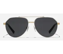 Gros Grain Sunglasses - Uomo Occhiali Da Sole Nero