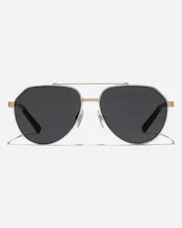 Dolce & Gabbana Gros Grain Sunglasses - Uomo Occhiali Da Sole Nero Generic