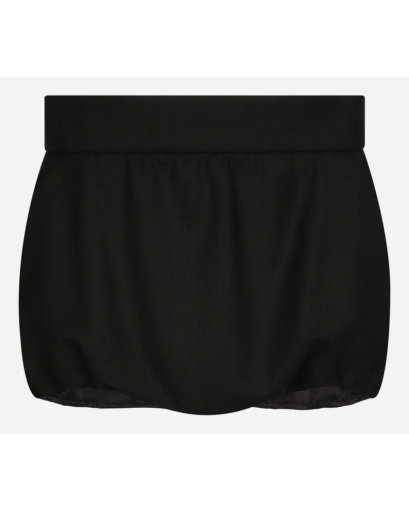 Dolce & Gabbana Culotte In Cady - Donna Pantaloni E Shorts Nero Nero