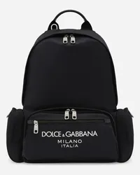 Dolce & Gabbana Zaino In Nylon - Uomo Blu Nylon Blu