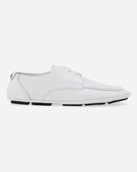 Dolce & Gabbana Derby In Pelle Di Cervo - Uomo Stringate Bianco Bianco