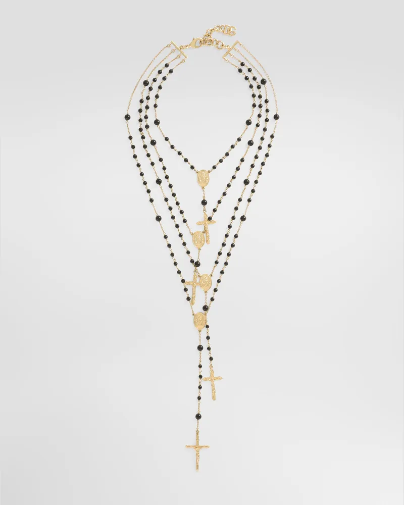 Dolce & Gabbana Collana Multi-rosario - Donna Bijoux Oro Metallo Oro