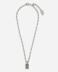 Dolce & Gabbana Collana - Uomo Bijoux Argento Metallo Argento