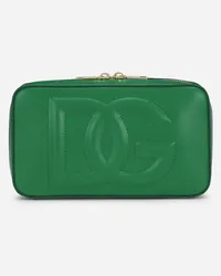 Dolce & Gabbana Dg Logo Camera Bag Piccola In Pelle Di Vitello - Donna Borse A Spalla E Tracolla Verde Pelle Verde