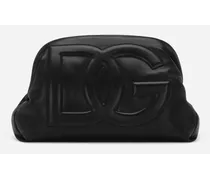 Dolce & Gabbana Clutch Dg Logo - Donna Borse A Spalla E Tracolla Nero Pelle Nero