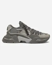 Dolce & Gabbana Sneaker Airmaster In Mix Materiali - Uomo Sneaker Grigio Grigio