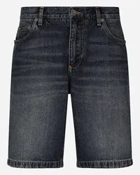 Dolce & Gabbana Bermuda Jeans Denim Blu - Uomo Denim Multicolore Variante