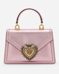 Dolce & Gabbana Top Handle Devotion Piccola - Donna Borse A Spalla E Tracolla Rosa Pelle Rosa