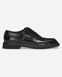 Dolce & Gabbana Derby In Pelle Di Vitello Spazzolata - Uomo Stringate Nero Pelle Nero