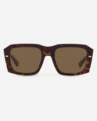 Dolce & Gabbana Sartoriale Lusso Sunglasses - Uomo Novità Avana Acetato Generic