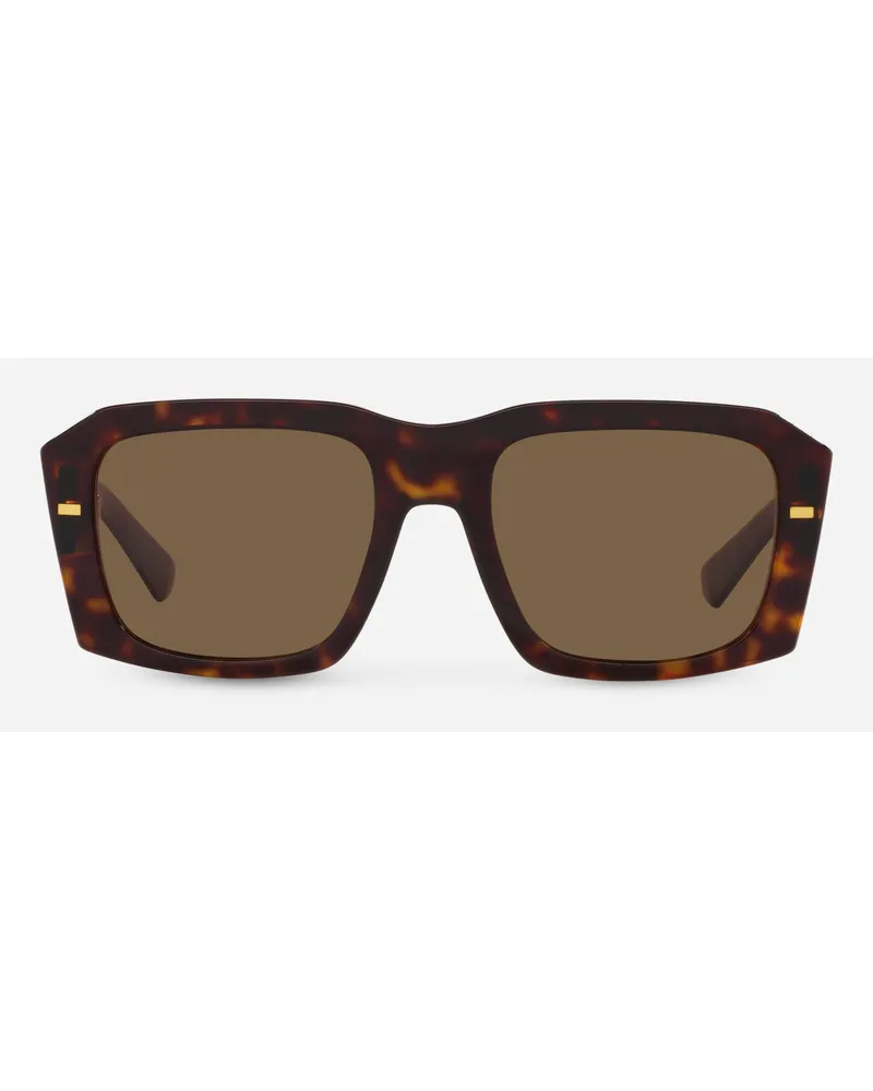 Dolce & Gabbana Sartoriale Lusso Sunglasses - Uomo Avana Acetato Generic