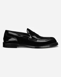 Dolce & Gabbana Mocassino In Pelle Di Vitello Lucida - Uomo Driver E Mocassini Nero Pelle Nero