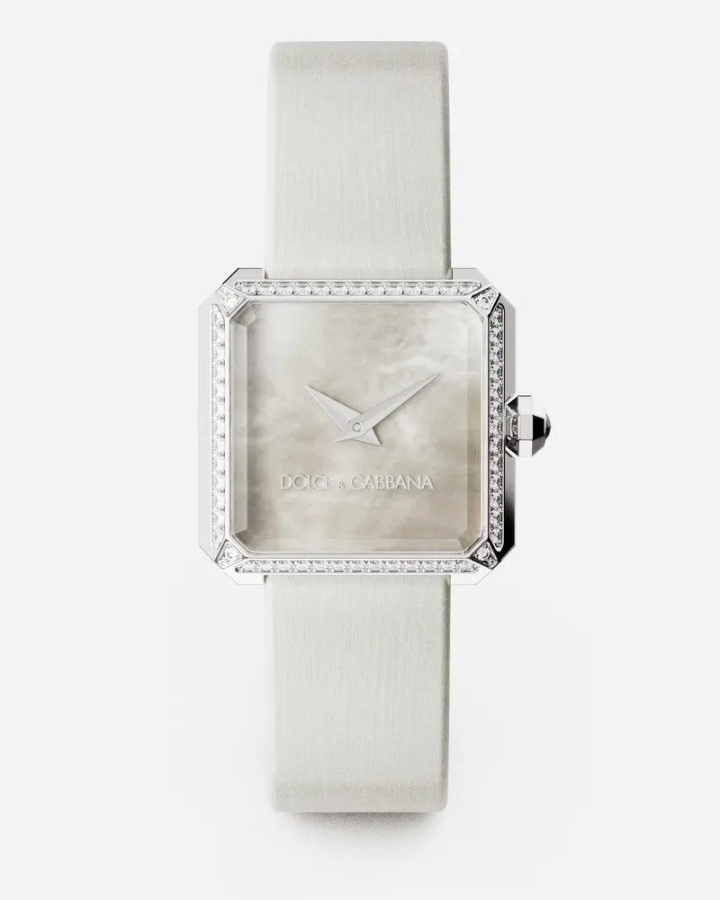Dolce & Gabbana Sofia Steel Watch With Colorless Diamonds - Donna Orologi Avorio Avorio