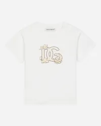 Dolce & Gabbana T-shirt In Jersey Con Logo Dg - Uomo Collection Bianco Bianco