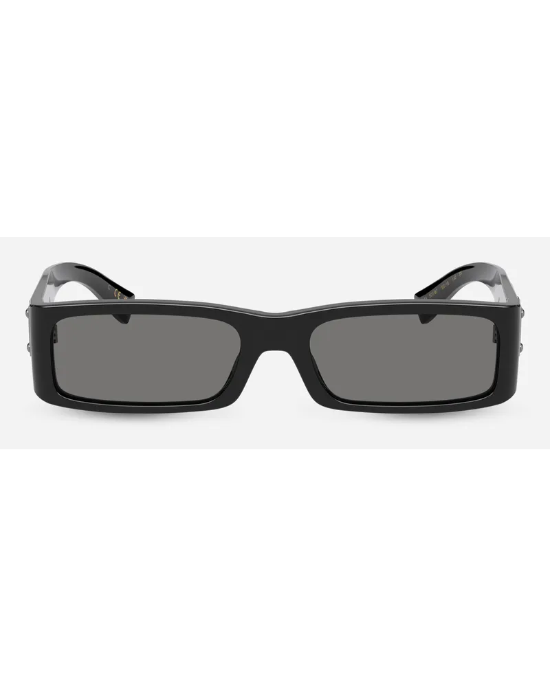 Dolce & Gabbana Re-edition Sunglasses - Uomo Occhiali Da Sole Nero Acetato Generic