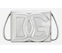 Borsa A Tracolla Dg Logo Bag - Donna Borse A Spalla E Tracolla Argento Pelle