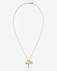 Dolce & Gabbana Sicily Pendant In Yellow Gold - Uomo Collane Oro Metallo Oro