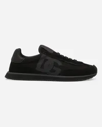 Dolce & Gabbana Sneaker Dg Cushion In Mix Materiali - Uomo Sneaker Nero Nero