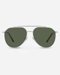 Dolce & Gabbana Diagonal Cut Sunglasses - Uomo Novità Argento Generic