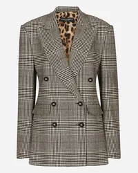 Dolce & Gabbana Giacca - Donna Giacche E Blazer Multicolore Quadri-check-tartan