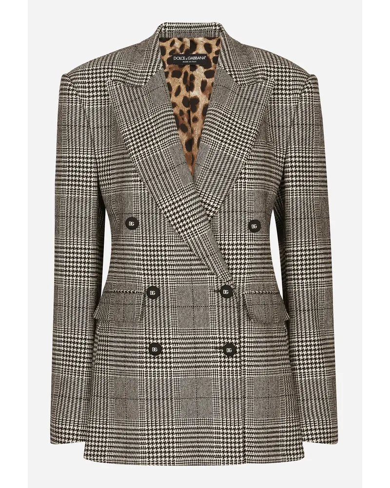 Dolce & Gabbana Giacca - Donna Giacche E Blazer Multicolore Quadri-check-tartan