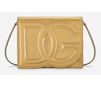 Borsa Dg Logo Bag A Tracolla - Donna Borse A Spalla E Tracolla Oro Pelle