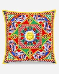 Dolce & Gabbana Canvas Cushion Medium - Cuscini Medi Multicolore Multicolore