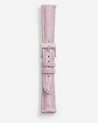 Dolce & Gabbana Alligator Strap With Buckle And Hook In Steel - Donna Orologi E Cinturini Malva Malva