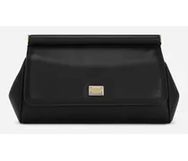 Dolce & Gabbana Sicily Handbag - Donna Borse A Mano Nero Pelle Nero