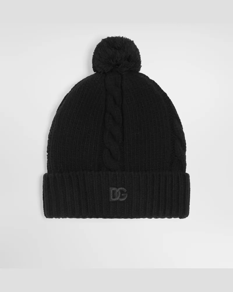 Dolce & Gabbana Cappello In Maglia - Donna Cappelli E Guanti Nero Nero