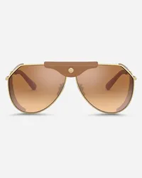 Dolce & Gabbana Panama Sunglasses - Uomo Icons Oro E Cammello Generic