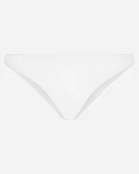 Dolce & Gabbana Slip - Donna Beachwear Bianco Jersey Bianco