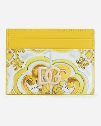 Dolce & Gabbana Portacarte 3.5 - Donna Portafogli E Piccola Pelletteria Giallo Giallo