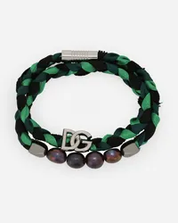 Dolce & Gabbana Bracciale Intreccio "banano" - Uomo Bijoux Multicolore Metallo Multicolor