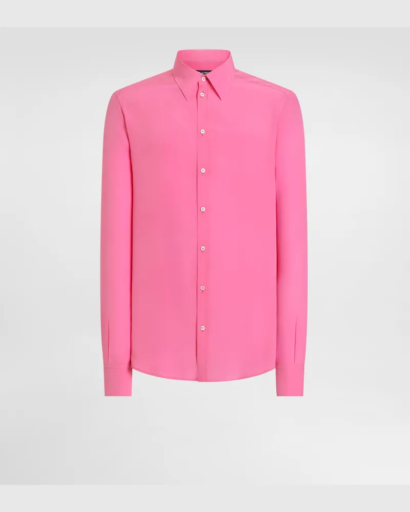 Dolce & Gabbana Camicia Martini In Crêpe De Chine - Uomo Collection 