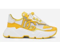 Sneaker Daymaster In Mix Materiali - Donna Sneaker Giallo