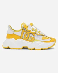 Dolce & Gabbana Sneaker Daymaster In Mix Materiali - Donna Sneaker Giallo Giallo