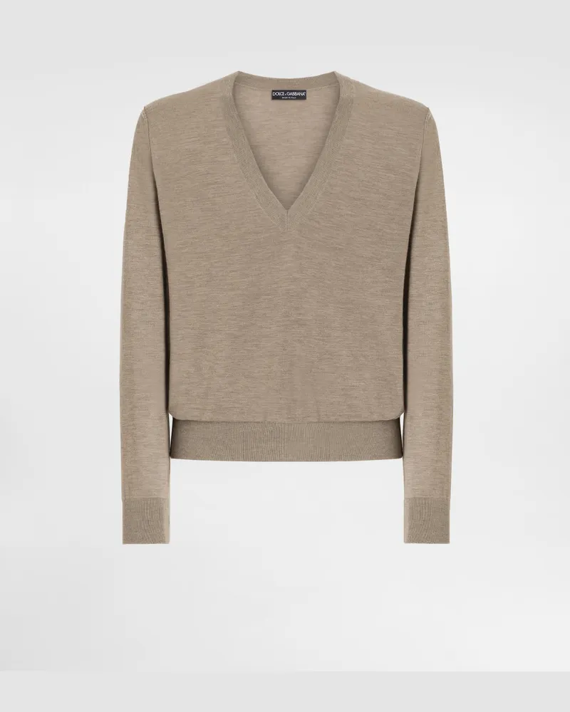 Dolce & Gabbana Pullover In Cashmere - Uomo Collection 