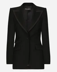 Dolce & Gabbana Giacca Turlington Tuxedo Monopetto In Sallia - Donna Giacche E Blazer Nero Nero