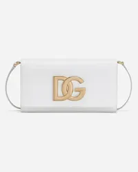 Dolce & Gabbana Clutch 3.5 In Pelle Di Vitello - Donna Borse A Spalla E Tracolla Bianco Pelle Bianco